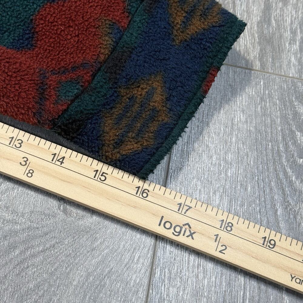 Vintage Eddie Bauer Fleece Jacket Full Zip Aztec Southwest Full Zip Men's XL - Picture 10 of 10